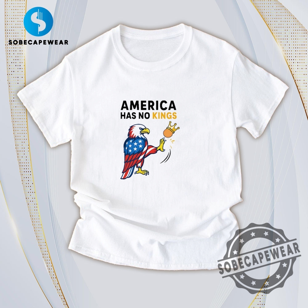 Fresh Prints: Hourly Updated 2D Tees Based on Trending Keywords 14 America Has No Kings Eagle Kick Orange Vintage Retro Shirt Sweatshirt Sweater Hoodie