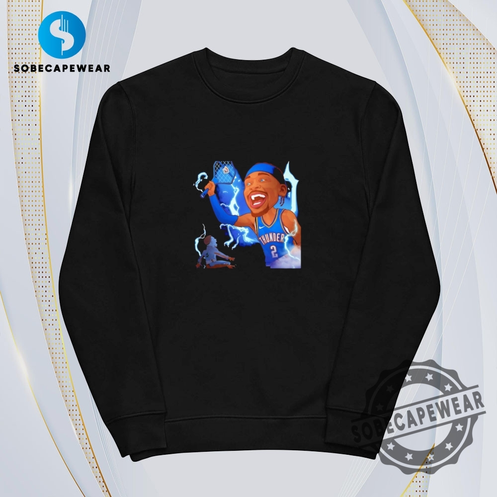 Okc Thunder Shai Gilgeous Alexander Funny Caricature Vintage Retro Shirt Sweatshirt Sweater Hoodie 5 OKC Thunder Shai Gilgeous Alexander funny caricature Vintage Retro Shirt Sweatshirt Sweater Hoodie