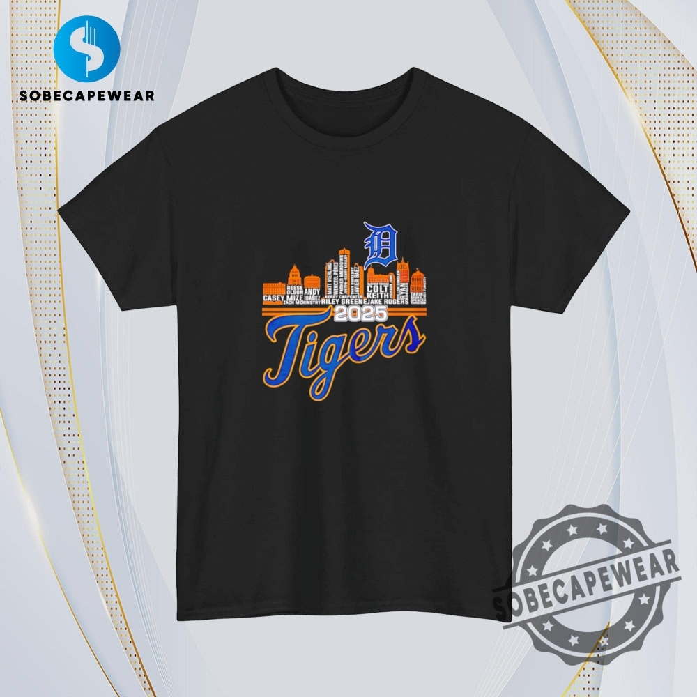 Skyline Detroit Tigers 2025 Vintage Retro Shirt Sweatshirt Sweater Hoodie 4 Skyline Detroit Tigers 2025 Vintage Retro Shirt Sweatshirt Sweater Hoodie