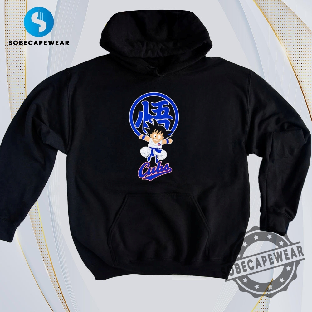 Son Goku Dragon Ball Chicago Cubs Japanese Vintage Retro Shirt Sweatshirt Sweater Hoodie sobecapewear 1
