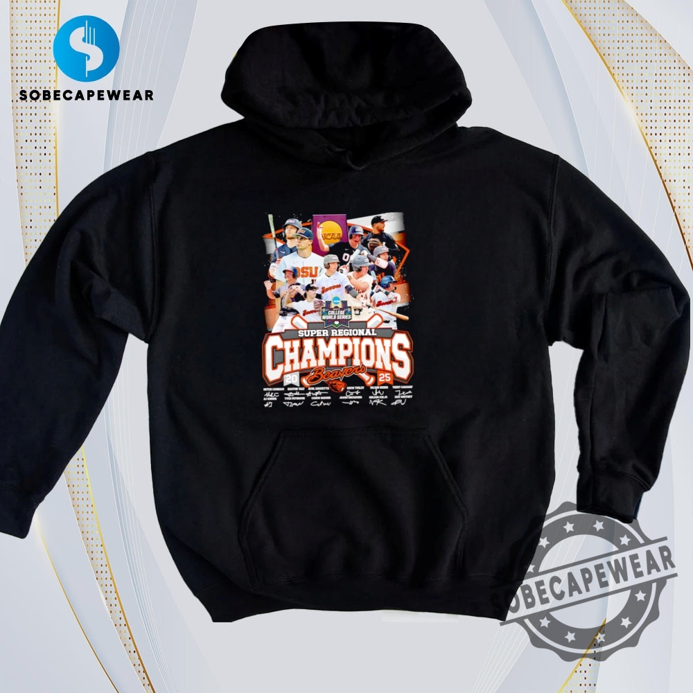 Super Regional Champions 2025 Oregon State Beavers Vintage Retro Shirt Sweatshirt Sweater Hoodie sobecapewear 1