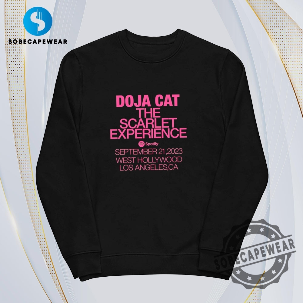 Doja Cat The Scarlet Experience September 21 2023 West Hollywood Los Angeles Vintage Retro Shirt Sweatshirt Sweater Hoodie 5 Doja Cat The Scarlet Experience September 21 2023 West Hollywood Los Angeles Vintage Retro Shirt Sweatshirt Sweater Hoodie