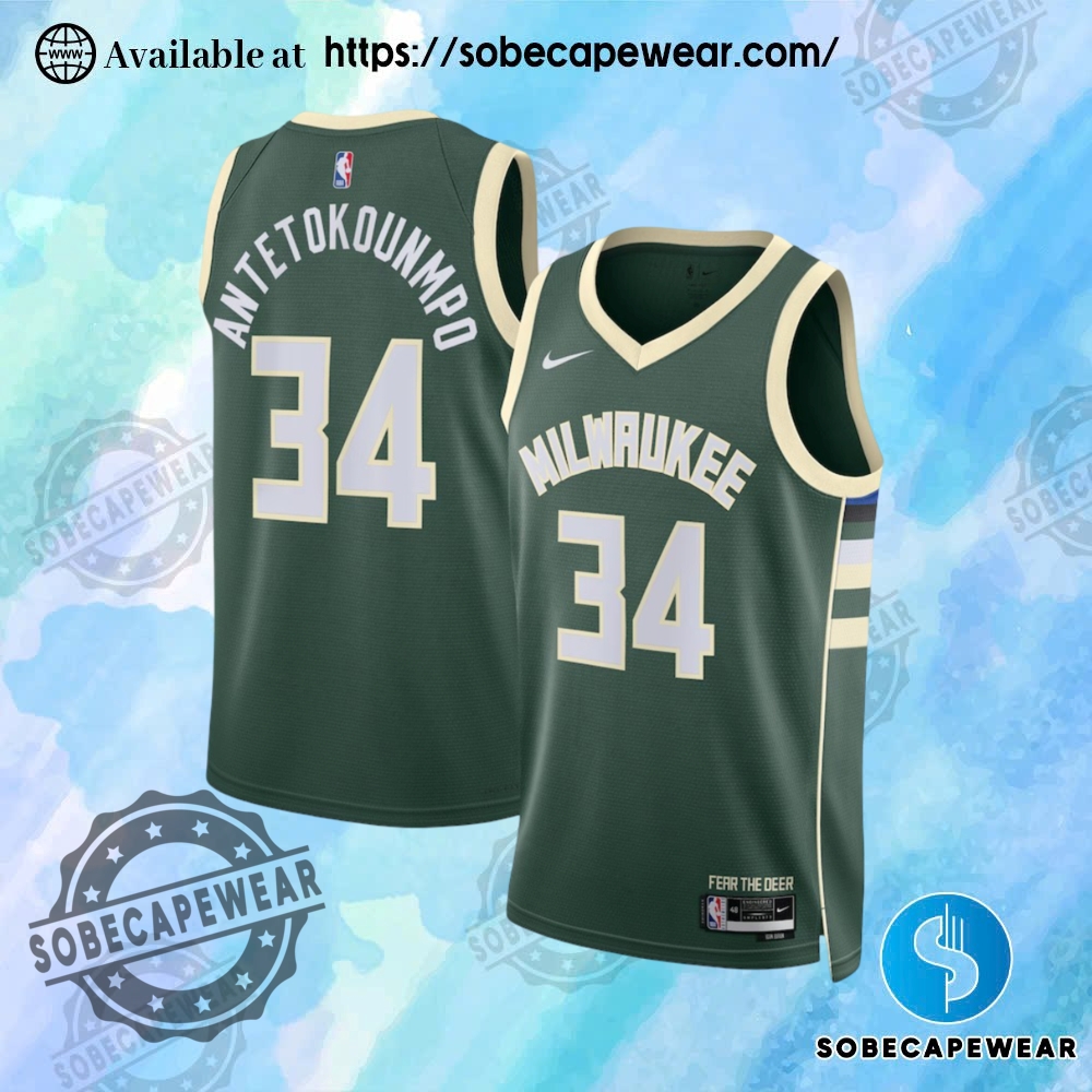 Milwaukee Bucks Nike Icon Swingman Jersey Giannis Antetokounmpo