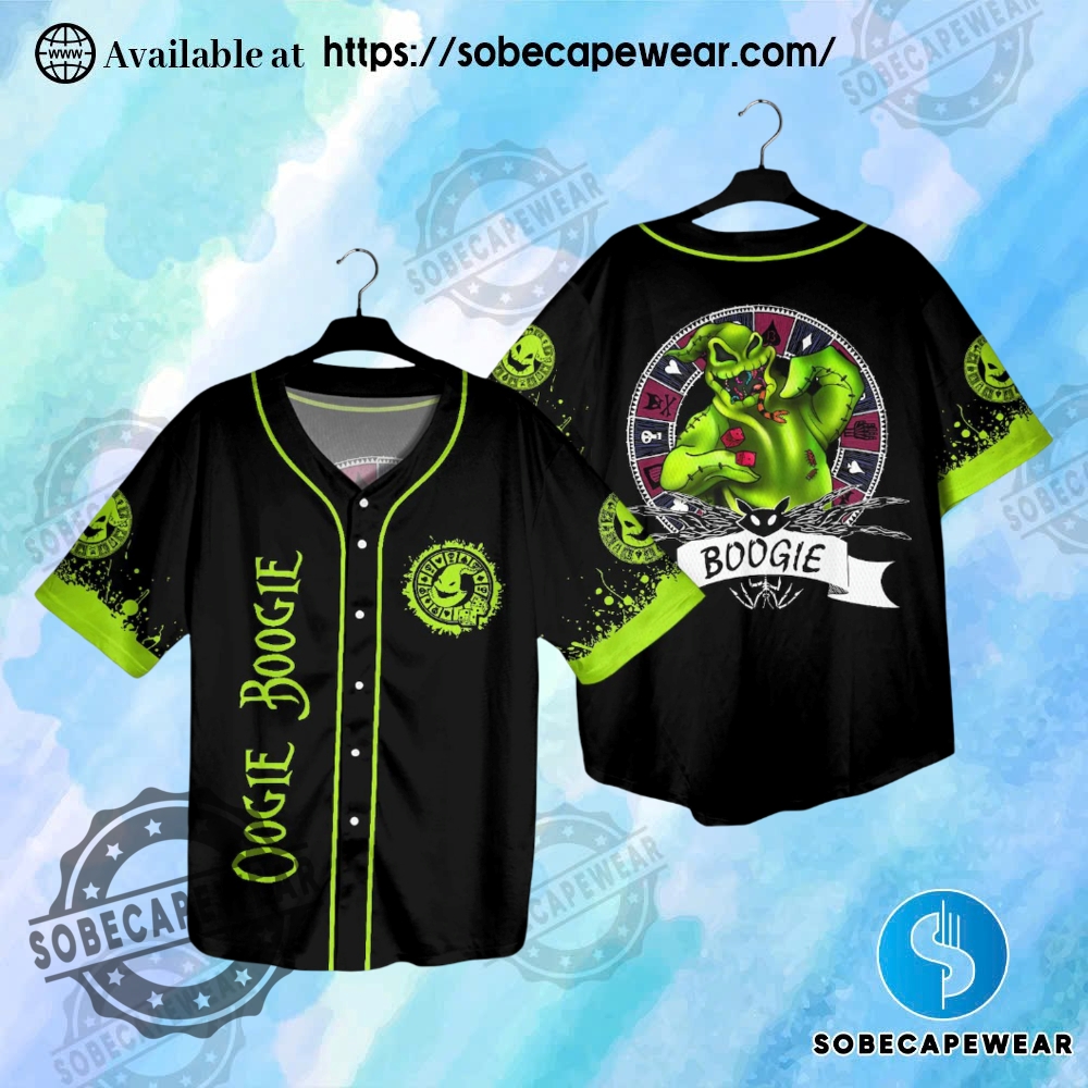 Top Trending Artist-Inspired Jersey Shirts You’ll Want in Your Closet 2 Nightmare Before Baseball Jersey With Horror Monster Characters