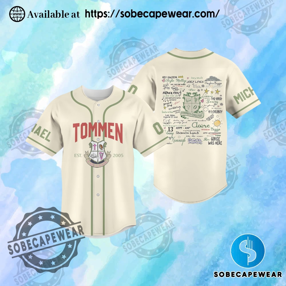 Top Trending Artist-Inspired Jersey Shirts You’ll Want in Your Closet 3 Boys Of Tommen Jersey Kavanagh 13 College Style Bookish Shirt
