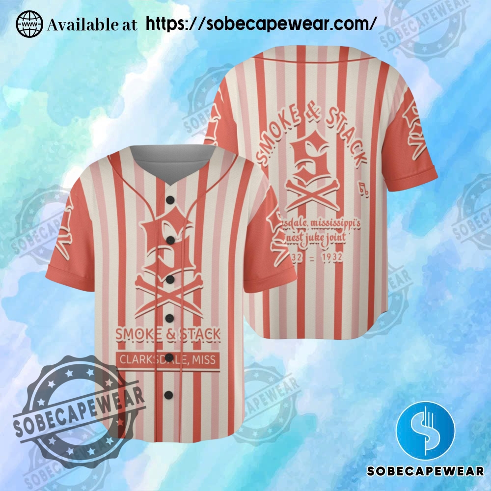 Top Trending Artist-Inspired Jersey Shirts You’ll Want in Your Closet 4 Smoke And Stack Unisex Horror Thriller Juke Joint Movie Baseball Jersey Streetwear Music Apparel