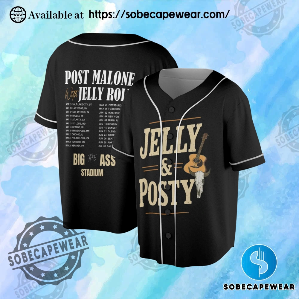 Top Trending Artist-Inspired Jersey Shirts You’ll Want in Your Closet 25 Jelly Posty Concert Jersey