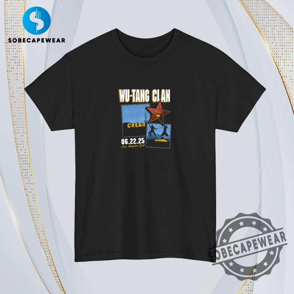 Wu Tang Clan Los Angeles June 22 2025 Vintage Retro Shirt Sweatshirt Sweater Hoodie 4 Wu Tang Clan Los Angeles June 22 2025 Vintage Retro Shirt Sweatshirt Sweater Hoodie