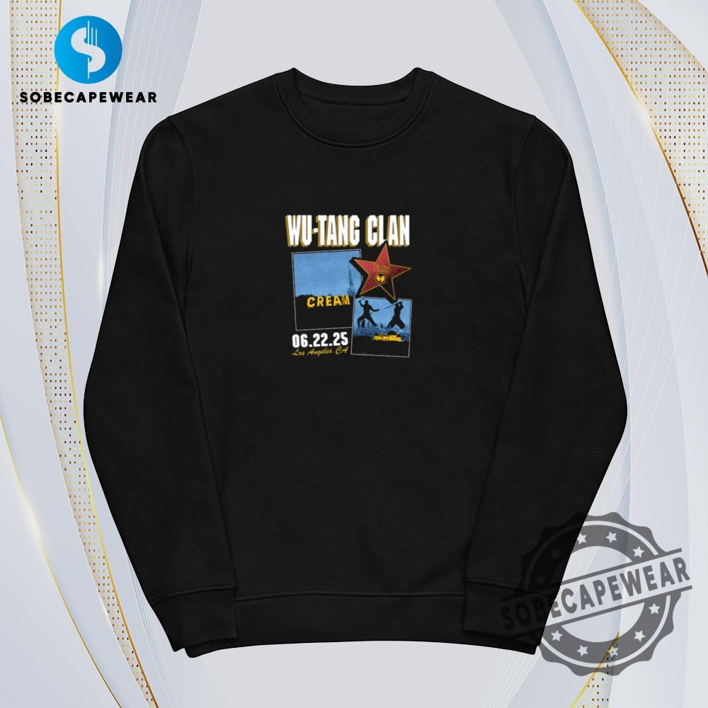 Wu Tang Clan Los Angeles June 22 2025 Vintage Retro Shirt Sweatshirt Sweater Hoodie 5 Wu Tang Clan Los Angeles June 22 2025 Vintage Retro Shirt Sweatshirt Sweater Hoodie