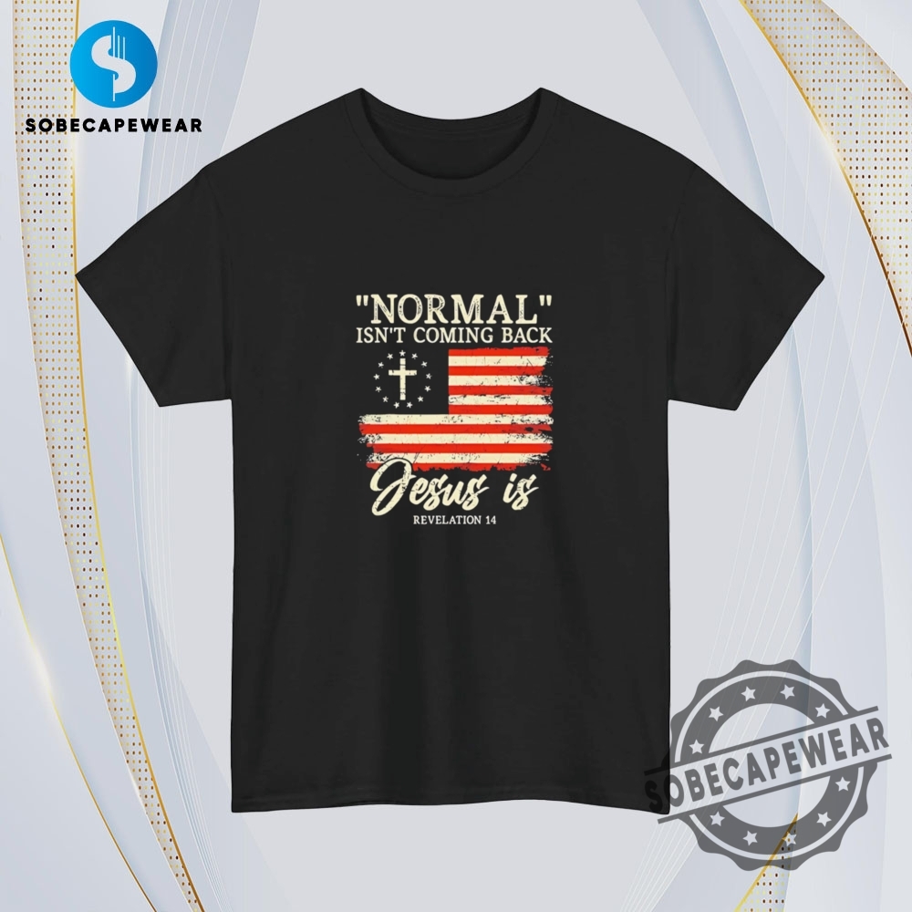 Normal Isnt Coming Back Jesus Is Vintage Retro Shirt Sweatshirt Sweater Hoodie 4 Normal isn’t coming back Jesus is Vintage Retro Shirt Sweatshirt Sweater Hoodie