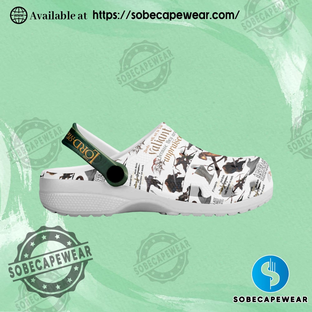 The Lord of the Rings Movie Crocs Crocband Clogs 4 The Lord of the Rings Movie Crocs Crocband Clogs Shoes Comfortable For Men Women and Kids Crocs