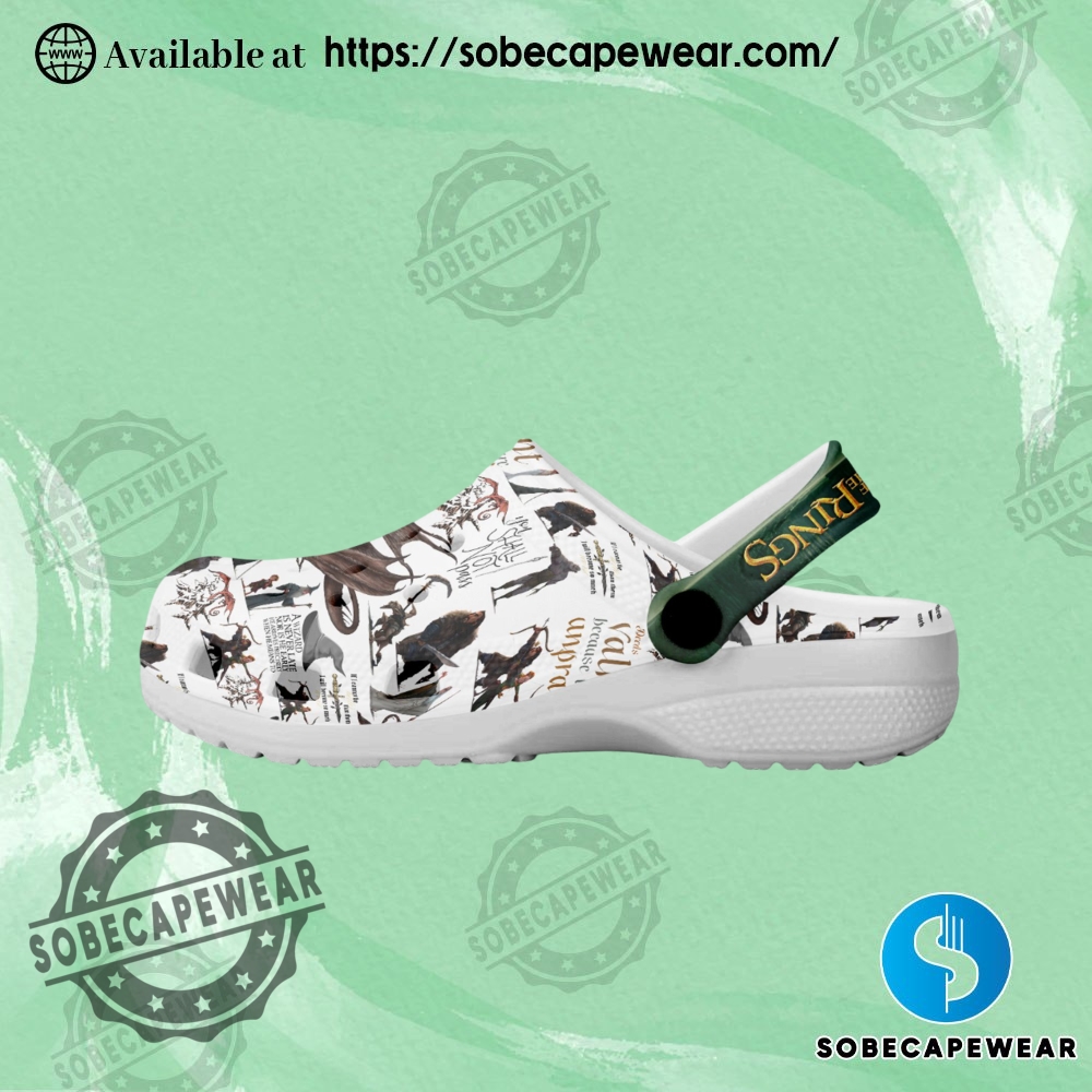 The Lord of the Rings Movie Crocs Crocband Clogs 5 The Lord of the Rings Movie Crocs Crocband Clogs Shoes Comfortable For Men Women and Kids Crocs