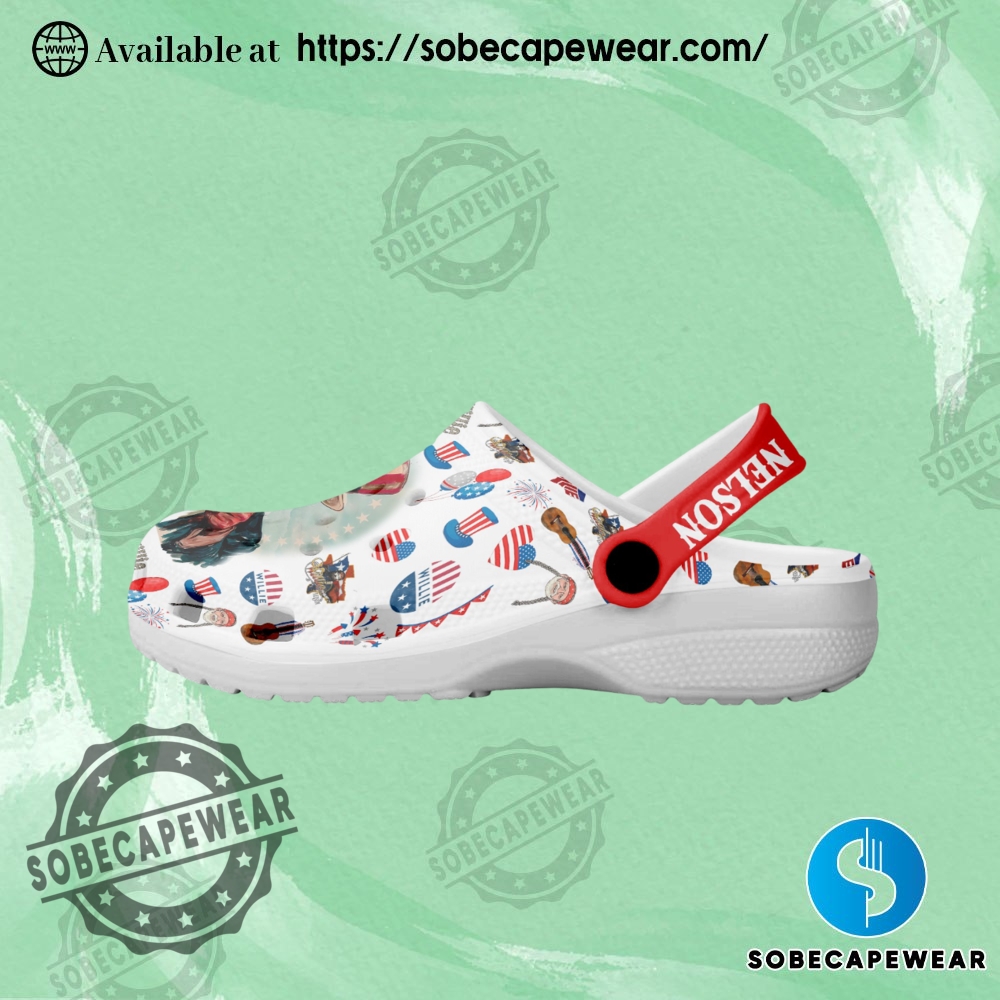 Willie Nelson Music Crocs Crocband Clogs 4 Willie Nelson Music Crocs Crocband Clogs Shoes Comfortable For Men Women and Kids Crocs