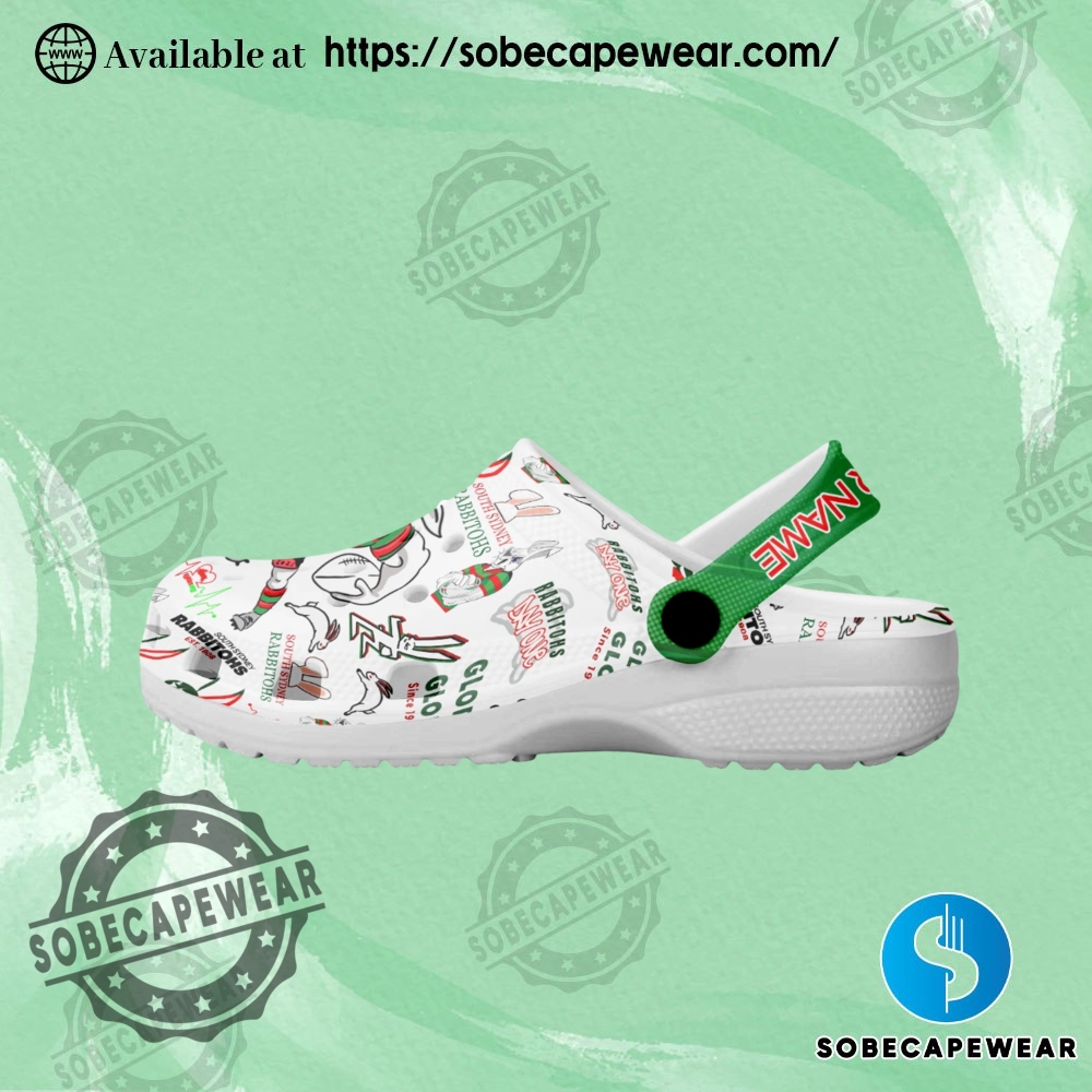 South Sydney Rabbitohs NRL Crocs Crocband Clogs 4 South Sydney Rabbitohs NRL Crocs Crocband Clogs Shoes Comfortable For Men Women and Kids Crocs