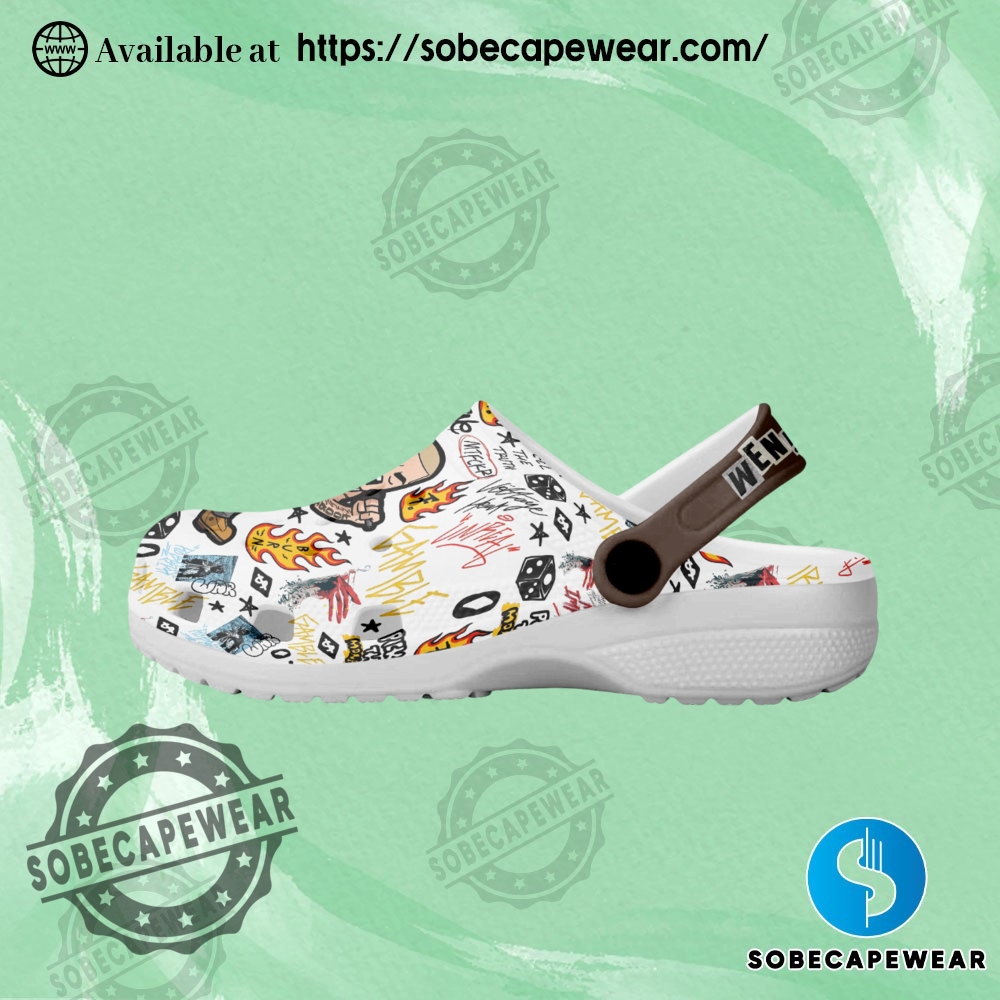 Eminem Music Crocs Crocband Clogs 5 Eminem Music Crocs Crocband Clogs Shoes Comfortable For Men Women and Kids Crocs