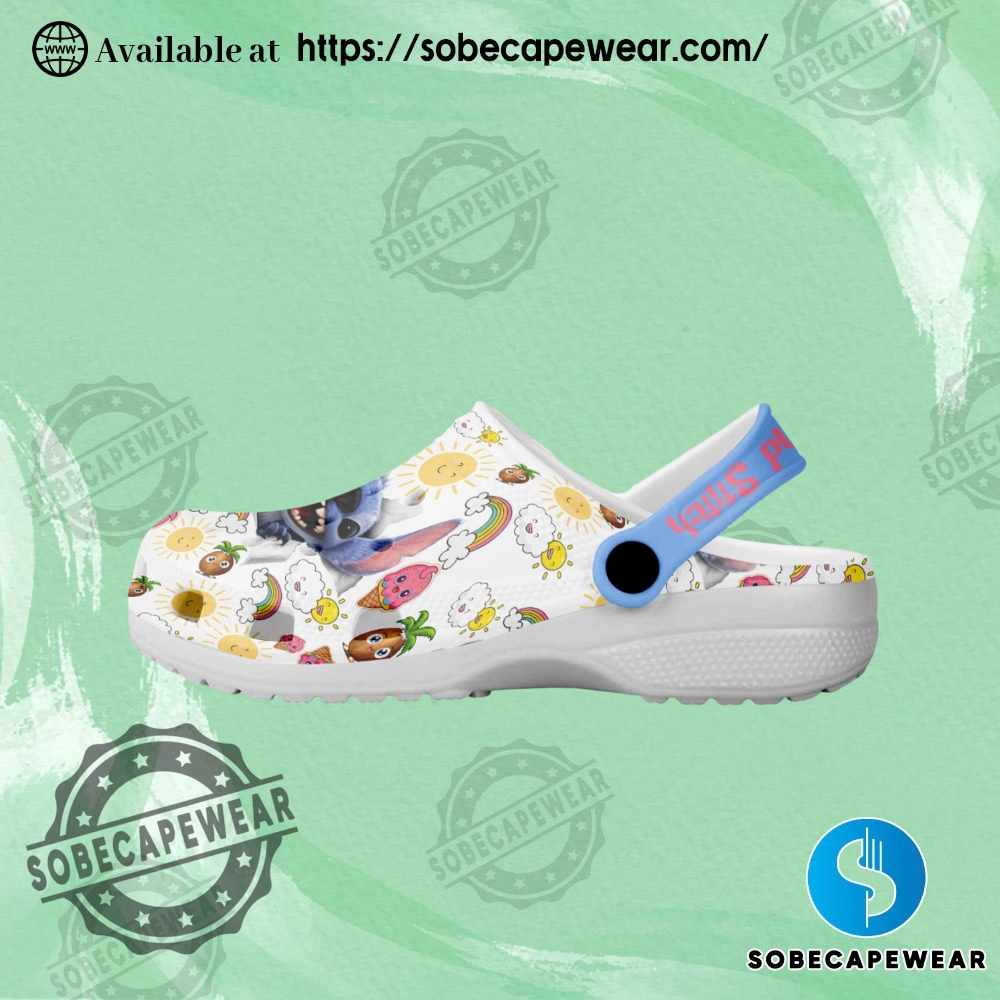 Lilo And Stitch Cartoon Crocs Crocband Clogs ver 3 4 Lilo And Stitch Cartoon Crocs Crocband Clogs Shoes Comfortable For Men Women and Kids ver 3 Crocs